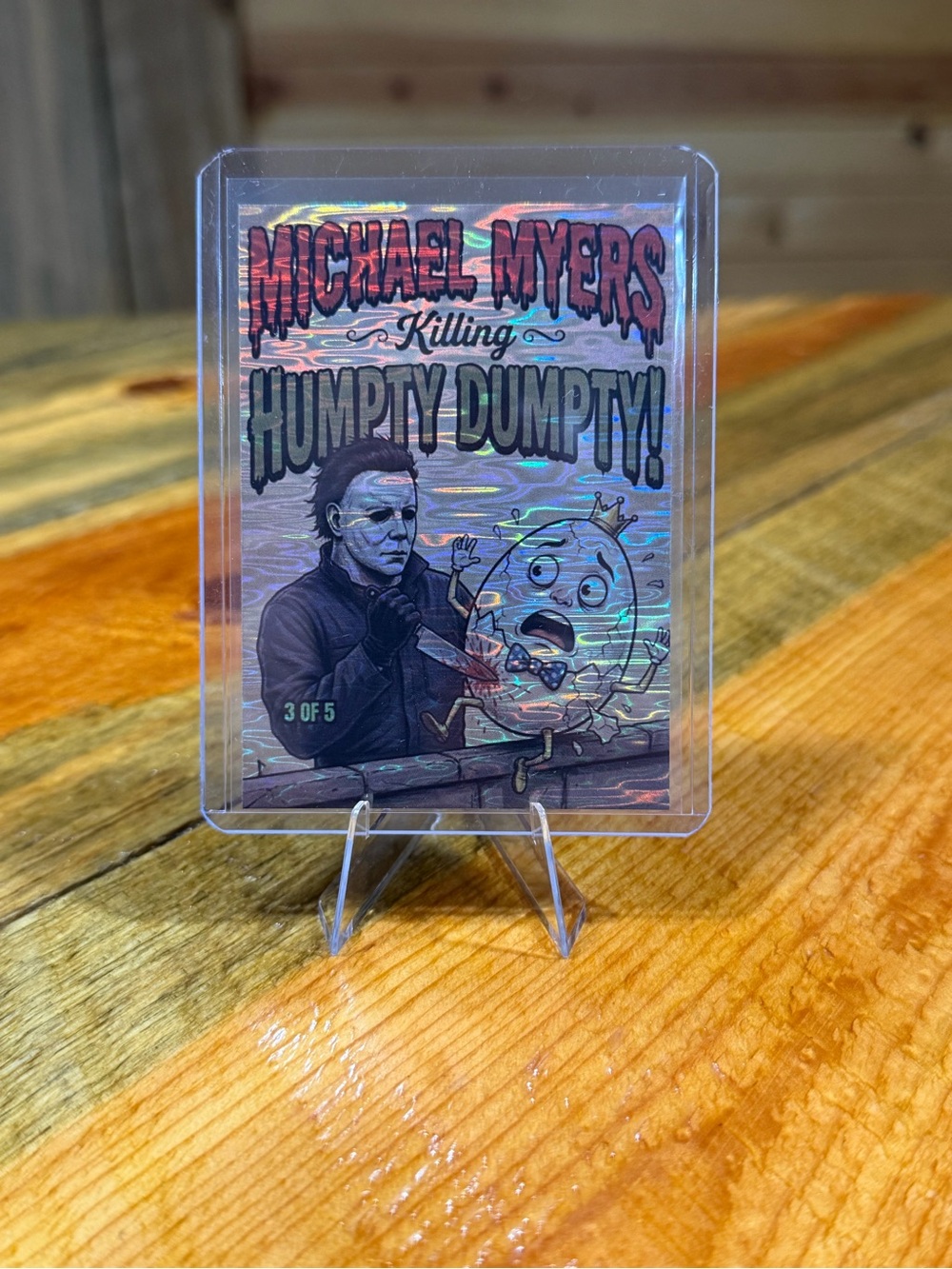 Michael Myers Killing Humpty Dumpty Trading Card 3 of 5